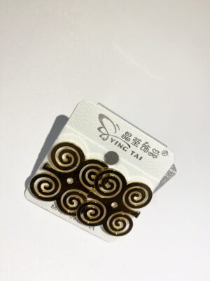 Adinkra Gold Earring
