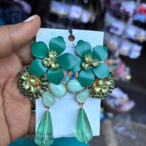 Floral earrings