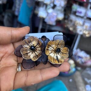 Floral earrings