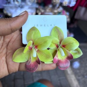 Floral earrings