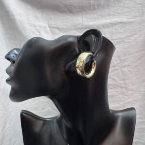 Gold statement earrings