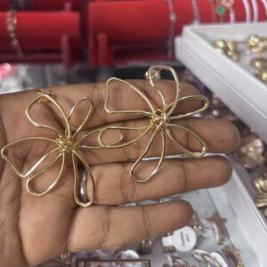 Gold Statement earrings