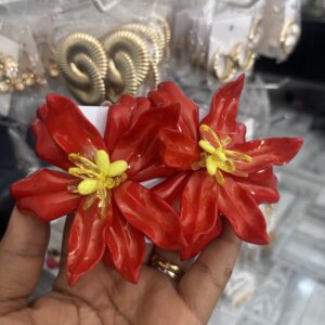Floral earrings