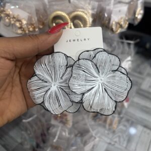 Floral earrings