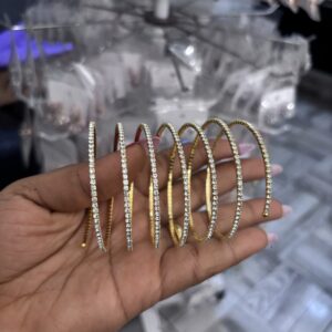 Spiral bracelet 7 lines