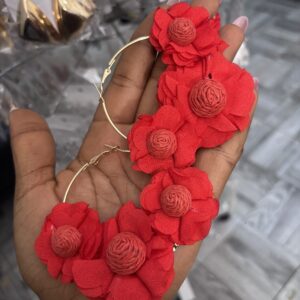Floral earrings