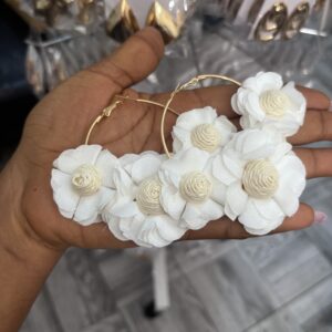 Floral earrings