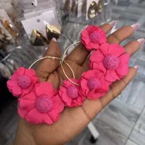 Floral earrings