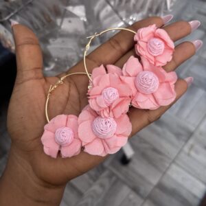 Floral earrings