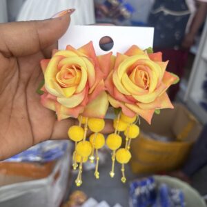 Floral earrings