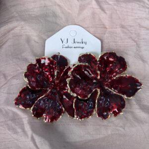 Floral earrings