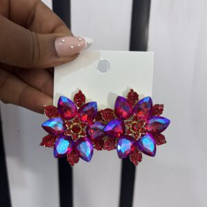 Bridal stones earrings