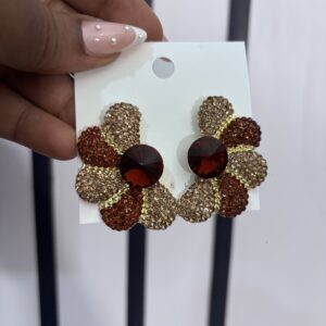 Bridal stones earrings