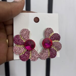 Bridal stones earrings