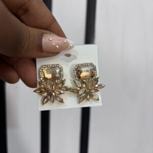 Bridal stones earrings