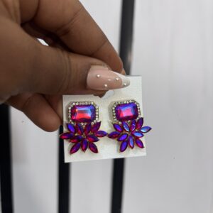 Bridal stones earrings