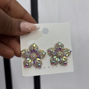 Bridal stones earrings